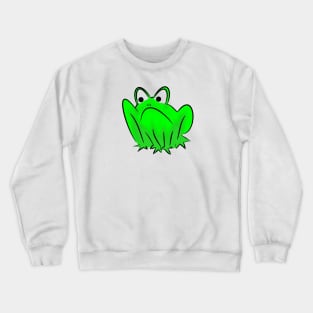 Grumpy frog Crewneck Sweatshirt